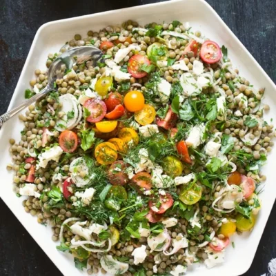 Lentil And Tomato Salad