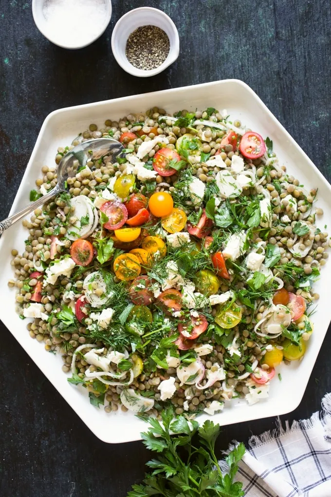 Lentil And Tomato Salad