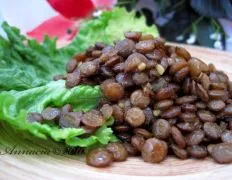 Lentil Salad In Olive Oil With Egyptian Spices