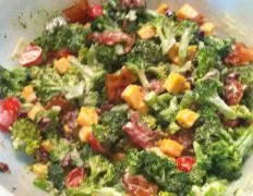 Lick-The-Bowl-Clean Bacon- Broccoli Salad