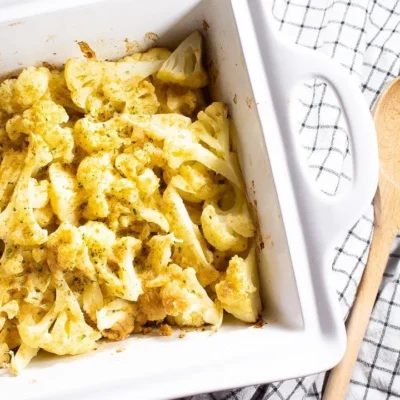 Light And Easy Cauliflower Gratin