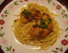 Light Chicken Piccata With Linguine