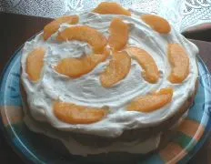 Light Peach Cake