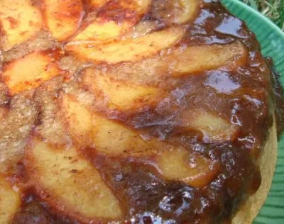 Light Peach Upside-Down Cake