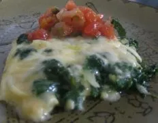 Light Spinach Frittata With Salsa