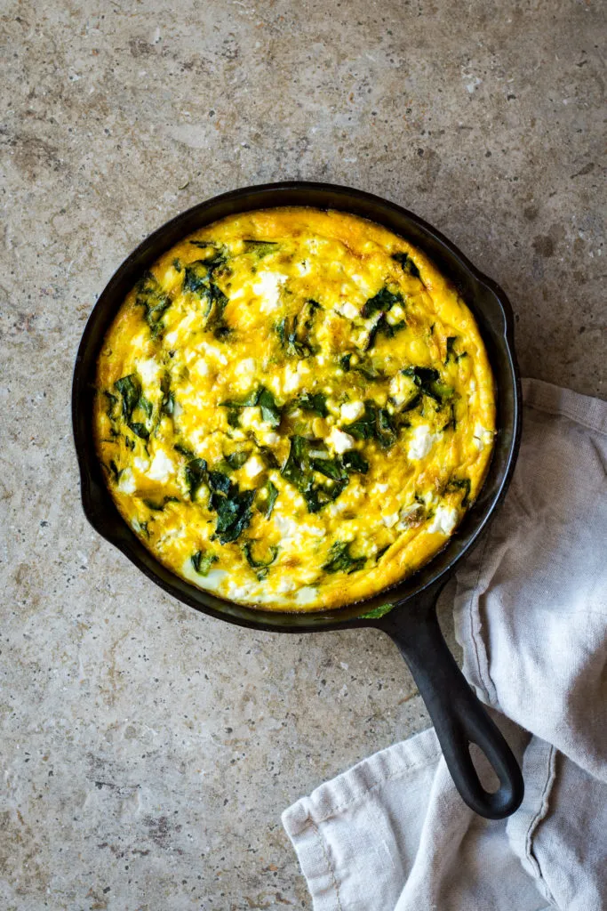 Light Swiss Chard Frittata