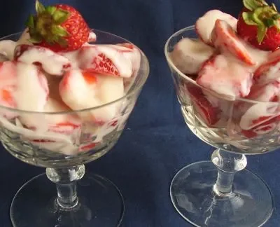 Light And Luscious Strawberry Fool Dessert Recipe