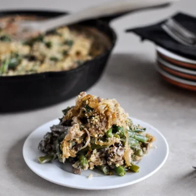 Lightened Up Green Bean Casserole