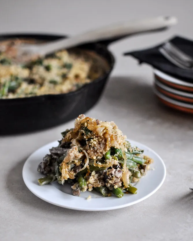 Lightened Up Green Bean Casserole