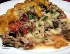 Lighter Chicken Macaroni Casserole