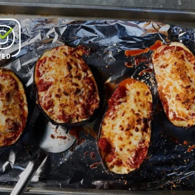 Lighter Eggplant Parmesan