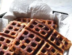 Lighter French Toast Waffles