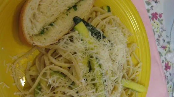 Linguine W/ Creamy Zucchini Sauce