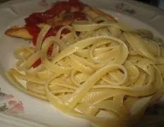 Linguine With Butter, Lemon And Garlic