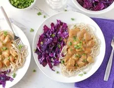 Linguine With Chicken And Peanut Sauce