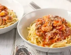 Linguine With Garlic Shrimp