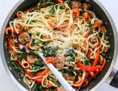 Linguine With Sausage And Kale