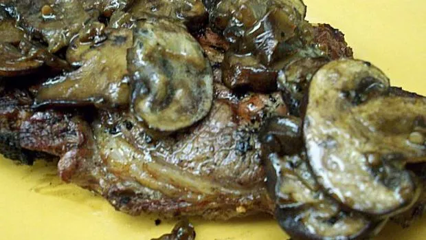 Lisas Grilled Steak Marsala