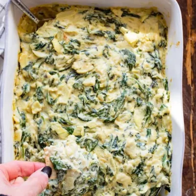 Lite Spinach- Artichoke Casserole