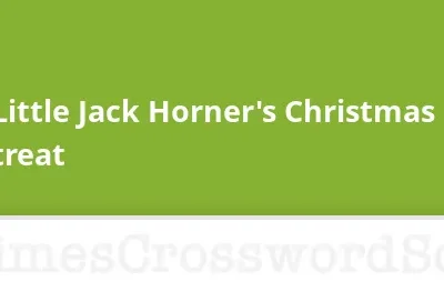 Little Jack Horners Christmas