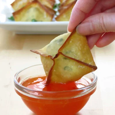 Loaded Baked Potato Wontons