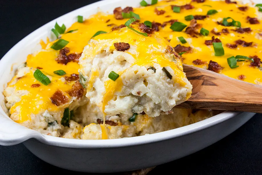 Loaded Mashed Cauliflower