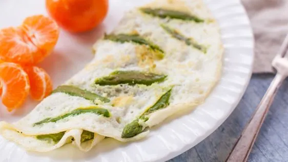 Low Calorie Asparagus & Egg Whites