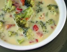 Low-Calorie Broccoli Cheese Soup Recipe - Only 2 Points Per Serving