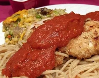 Low Calorie Parmesan Chicken With