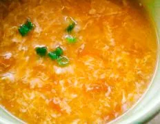 Low-Calorie Tomato Egg Drop Soup Recipe – Only 2 WW Points