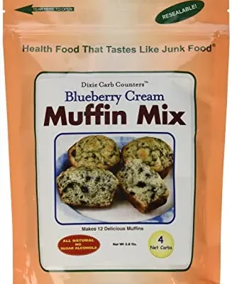 Low Carb Atkins Blueberry Muffins