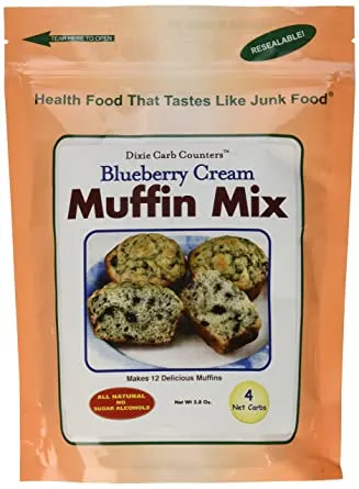 Low Carb Atkins Blueberry Muffins