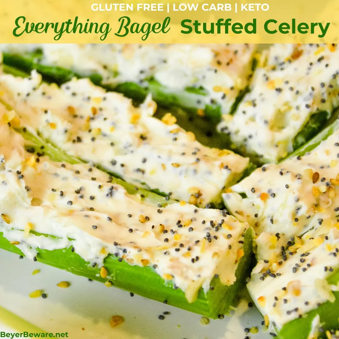 Low-Carb Crunchy Stuffed Celery Bites