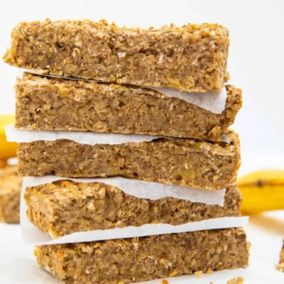 Low Fat Banana Bars