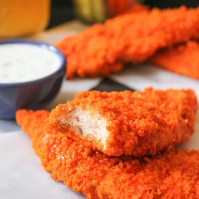 Low Fat Buffalo Chicken Strips