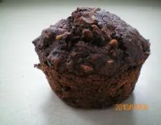 Low Fat Chocolate Oatmeal Muffins