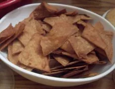 Low-Fat Cinnamon Tortilla Chips