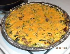 Low-Fat Crustless Spinach Quiche