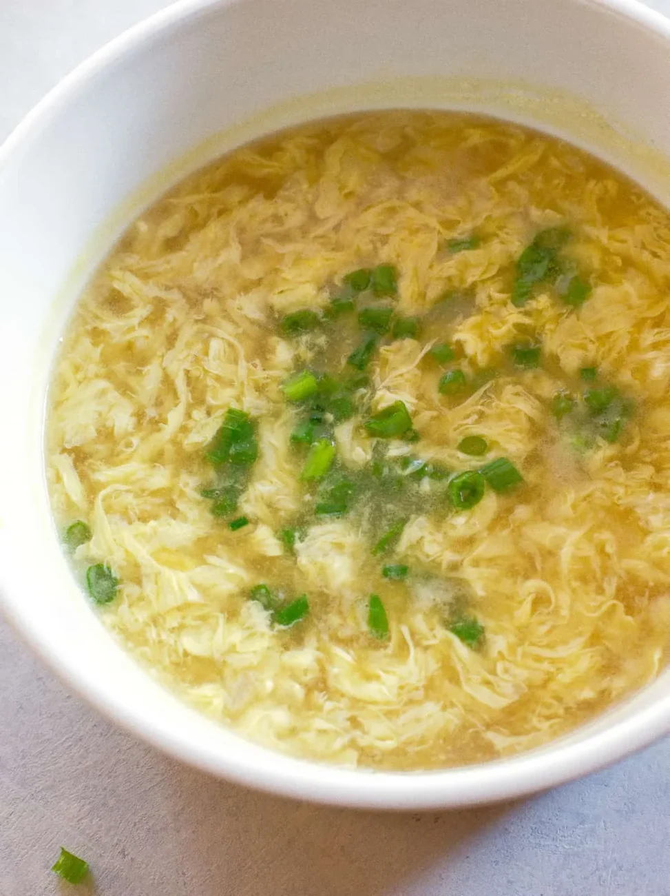 Low Fat Egg Drop Soup, My Way