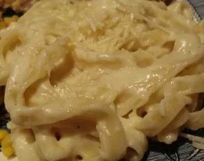 Low Fat Fettuccine Alfredo