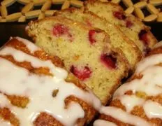 Low-Fat Glazed Cranberry Mini Loaves