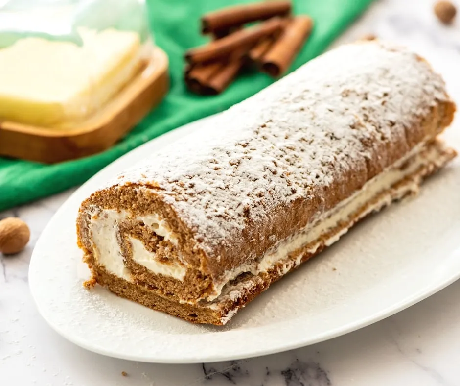 Low Fat Pumpkin Roll