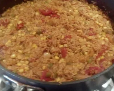 Low-Fat Spanish Rice