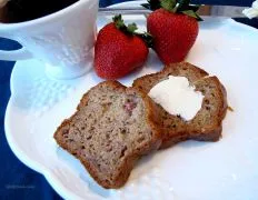 Low Fat Strawberry Banana Bread