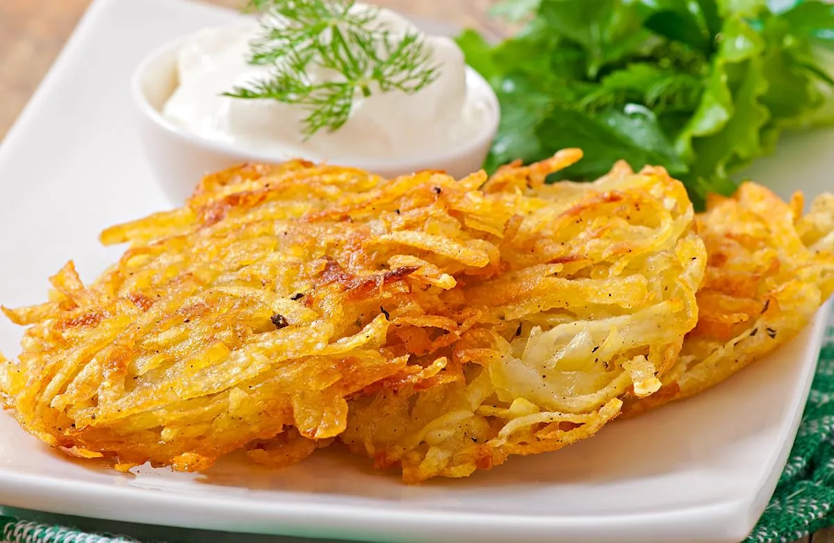 Low Fat Sweet Potato Latkes