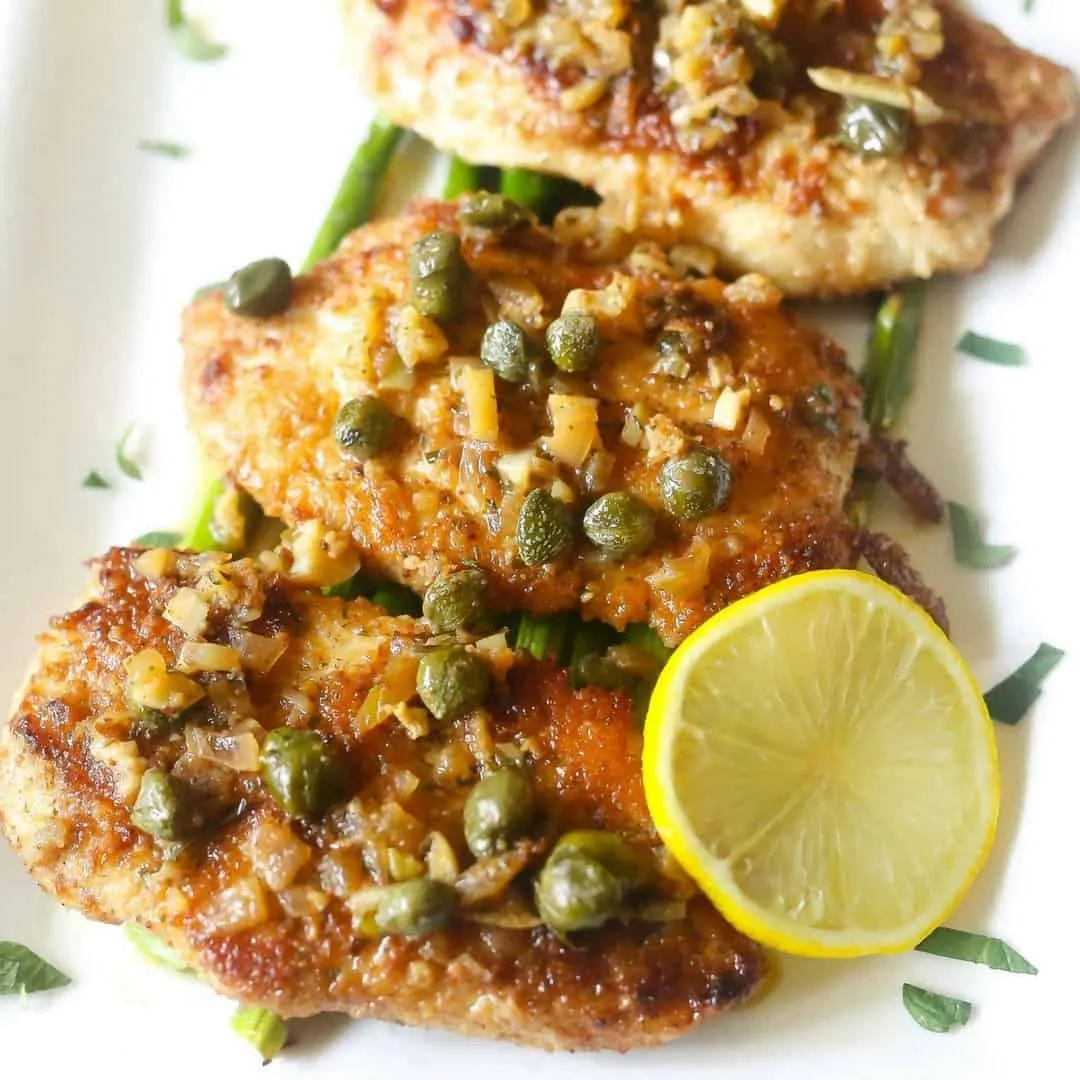 Lower Carb Lemon Caper Chicken