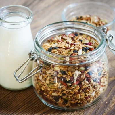 Lower Fat Granola With Your Choice Of