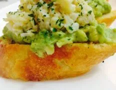 Lump Crabmeat And Avocado Crostini