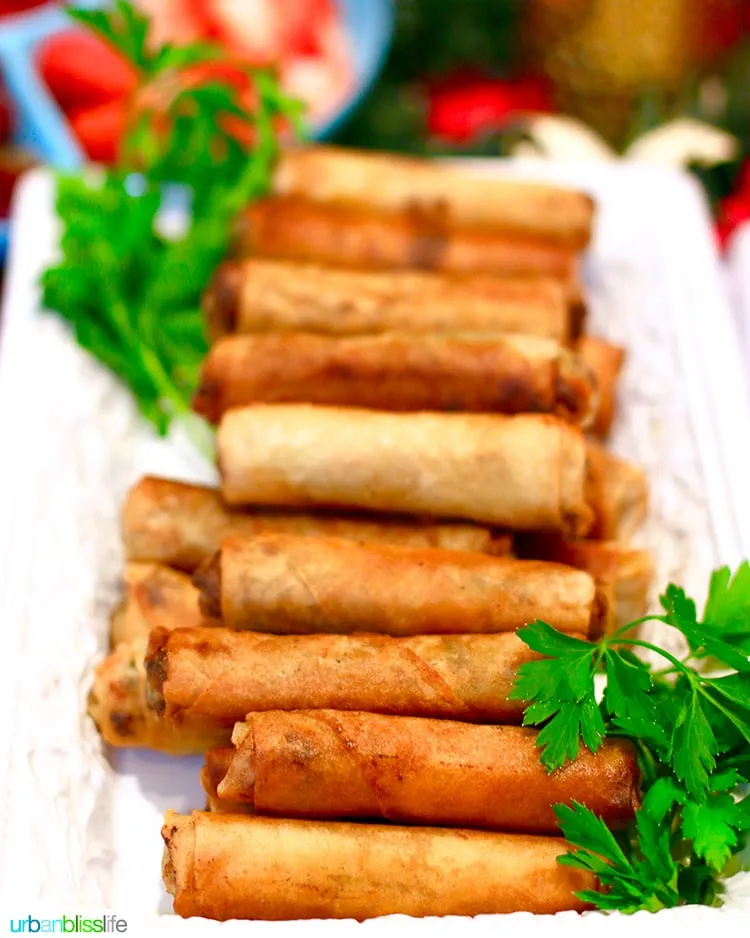 Lumpia Philippine Egg Rolls From