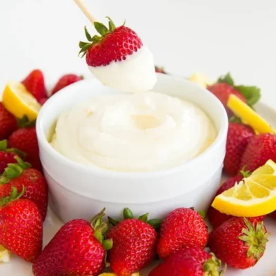 Luscious Lemon-Infused Sweet Fruit Dip Recipe